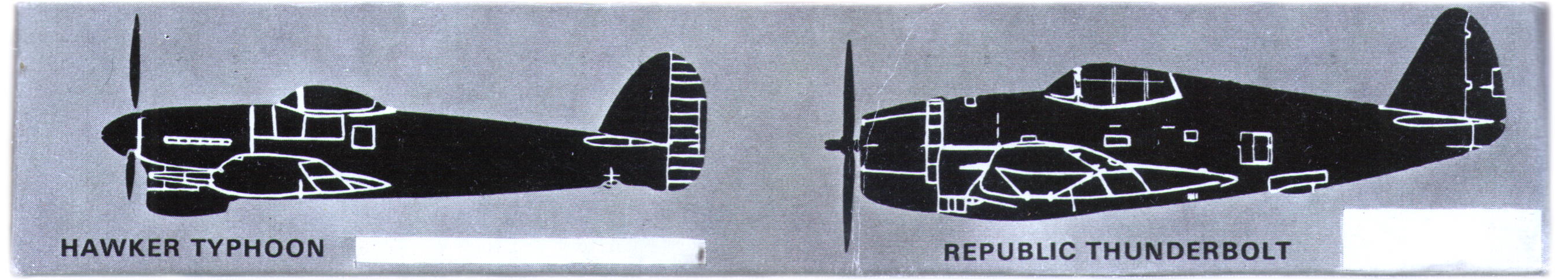 Другие модели Чёрной серии FROG F391 Curtiss P-40E Warhawk (Kittyhawk IA), Black series, Rovex Industries Ltd, 1966-67